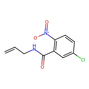 N-allyl-5-chloro-2-nitrobenzamide structure