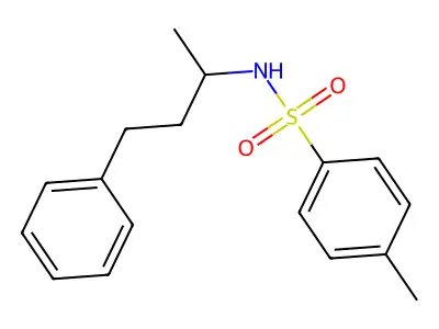 4-methyl-N-(4-phenylbutan-2-yl)benzenesulfonamide structure
