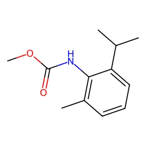 Methyl 2-isopropyl-6-methylphenylcarbamate structure