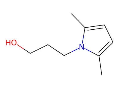 2,4-Dimethyl-1H-pyrrole-1-propan-1-ol structure