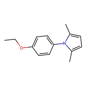 2,5-Dimethyl-1-(4-ethoxyphenyl)pyrrole structure