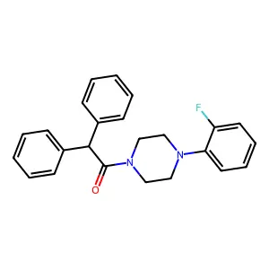 1-[4-(2-Fluorophenyl)piperazin-1-yl]-2,2-diphenylethanone structure
