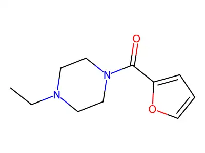 1-Ethyl-4-(2-furoyl)piperazine structure