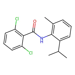 2,6-dichloro-N-(2-isopropyl-6-methylphenyl)benzamide structure