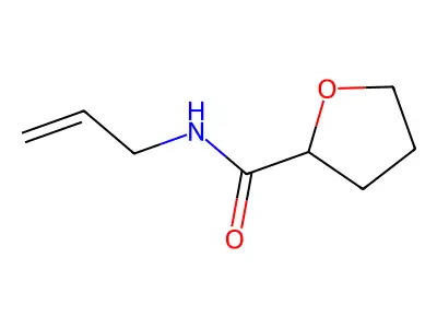 N-(prop-2-en-1-yl)oxolane-2-carboxamide structure