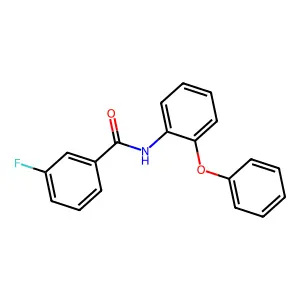 3-fluoro-N-(2-phenoxyphenyl)benzamide structure