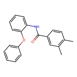 3,4-dimethyl-N-(2-phenoxyphenyl)benzamide structure