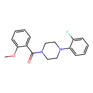 [4-(2-Fluorophenyl)piperazin-1-yl](2-methoxyphenyl)methanone structure