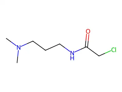 2-chloro-N-[3-(dimethylamino)propyl]acetamide structure