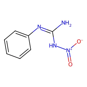 1-Nitro-2-phenylguanidine structure