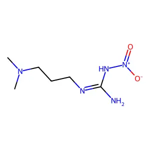 2-[3-(Dimethylamino)propyl]-1-nitroguanidine structure