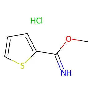 Methyl thiophene-2-carboximidate hydrochloride structure