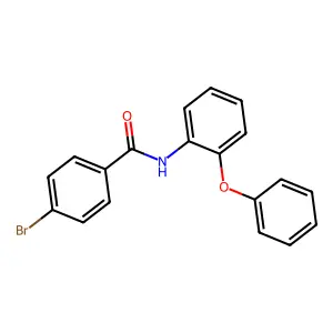 4-bromo-N-(2-phenoxyphenyl)benzamide structure