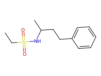 N-(4-phenylbutan-2-yl)ethanesulfonamide structure
