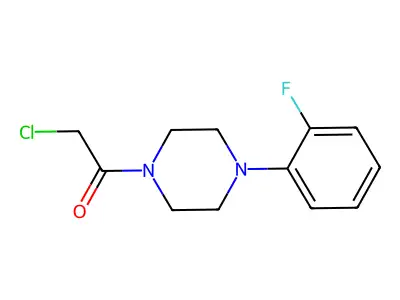 1-(Chloroacetyl)-4-(2-fluorophenyl)piperazine structure