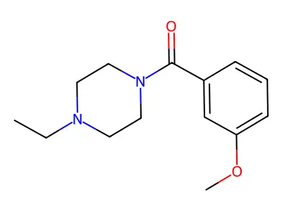 (4-Ethylpiperazin-1-yl)-(3-methoxyphenyl)methanone structure