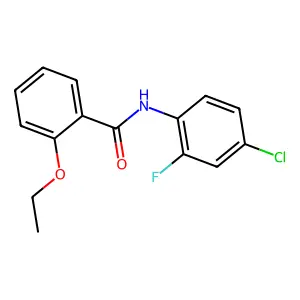 N-(4-氯-2-氟苯基)-2-乙氧基苯甲酰胺 structure
