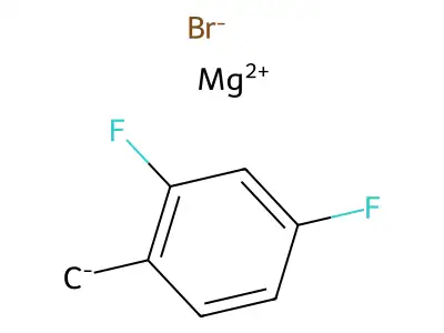 2,4-Difluorobenzylmagnesium bromide structure