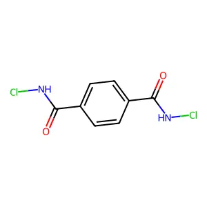 N1,N4-二氯-1,4-苯二甲酰胺 structure