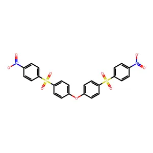 1,1'-Oxybis[4-[(4-nitrophenyl)sulfonyl]benzene structure