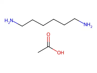 Hexamethylenediamine acetate structure