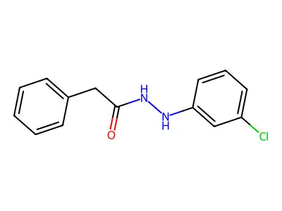 N'-(3-chlorophenyl)-2-phenylacetohydrazide structure