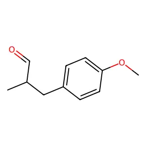 2-Methyl-3-(p-methoxyphenyl)propanal structure