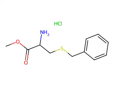 Methyl S-benzyl-L-cysteinate hydrochloride structure
