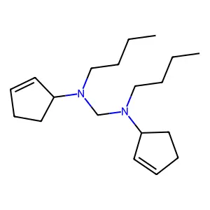 2-[1-benzo[b]furan-2-yl(4-chlorophenyl)methoxy]-N,N-diethylethanamine structure
