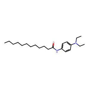 N-(4-Diethylaminophenyl)dodecanamide structure