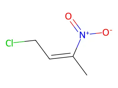 1-Chloro-3-nitrobut-2-ene structure