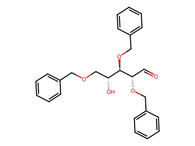 2,3,5-Tri-O-benzylpentofuranose structure