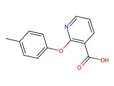 2-(4-Methylphenoxy)nicotinic acid structure