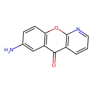 7-amino-5H-chromeno[2,3-b]pyridin-5-one structure