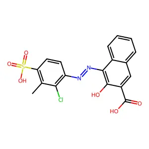 4-((2-Chloro-3-methyl-4-sulfophenyl)diazenyl)-3-hydroxy-2-naphthoic acid structure