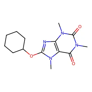 4H-1-Benzopyran-2-carbonitrile, 8-methyl-6-nitro-4-oxo- structure