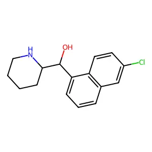 (6-Chloronaphthalen-1-yl)piperidin-2-ylmethanol structure