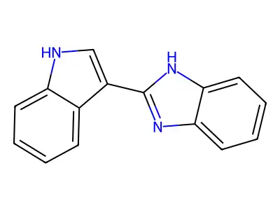 2-(1H-indol-3-yl)-1H-1,3-benzodiazole structure