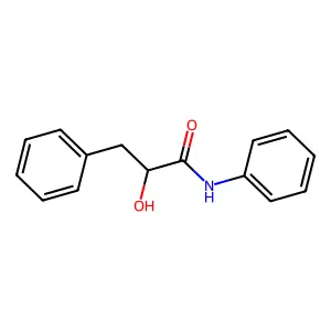 2-羟基-N,3-二苯基丙酰胺 structure