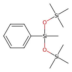 1,1,1,3,5,5,5-Heptamethyl-3-phenyltrisiloxane structure