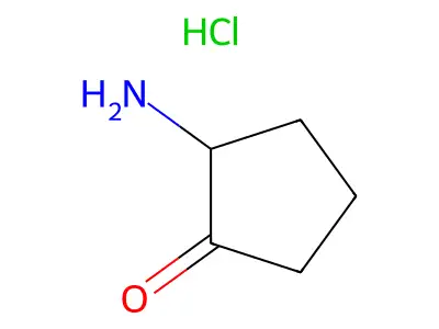 2-Aminocyclopentan-1-one structure