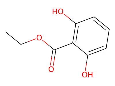 Ethyl 2,6-dihydroxybenzoate structure