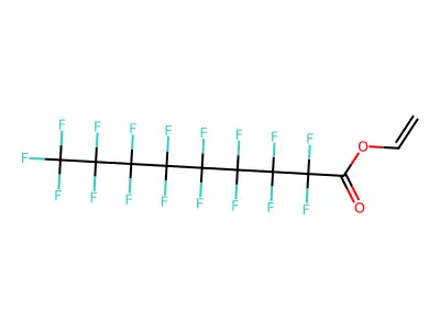 Vinyl perfluorononanoate structure