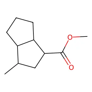 Methyl 3-methyl-1,2,3,3a,4,5,6,6a-octahydropentalene-1-carboxylate structure
