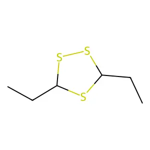 3,5-Diethyl-1,2,4-trithiolane structure