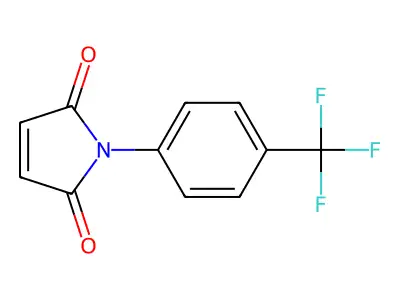 1-(4-(Trifluoromethyl)phenyl)-1H-pyrrole-2,5-dione structure