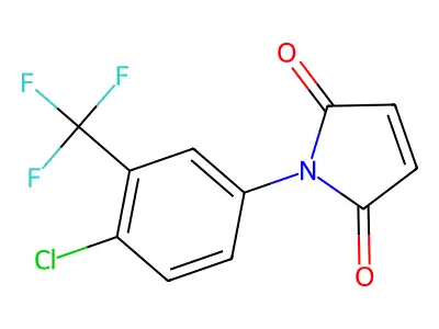 1-(4-Chloro-3-trifluoromethyl-phenyl)-pyrrole-2,5-dione structure