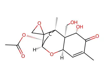 Acetyldeoxynivalenol structure