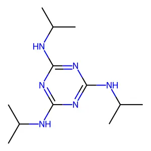 N2,N4,N6-三异丙基三聚氰胺 structure