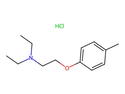 N,N-Diethyl-2-(4-methylphenoxy)ethanamine structure